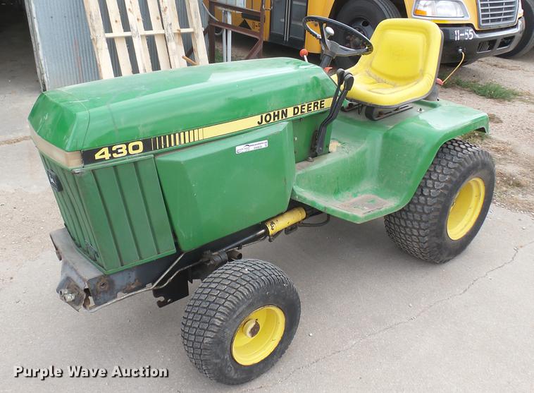 image for item DX9836 John Deere 430 lawn mower