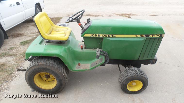 image for item DX9836 John Deere 430 lawn mower