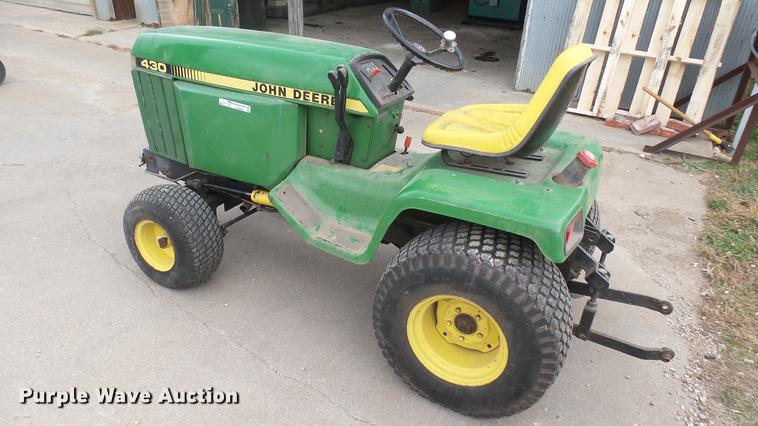 image for item DX9836 John Deere 430 lawn mower