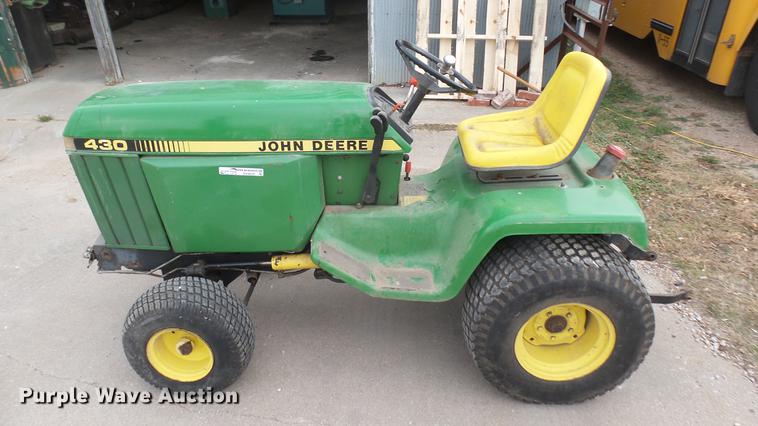 image for item DX9836 John Deere 430 lawn mower