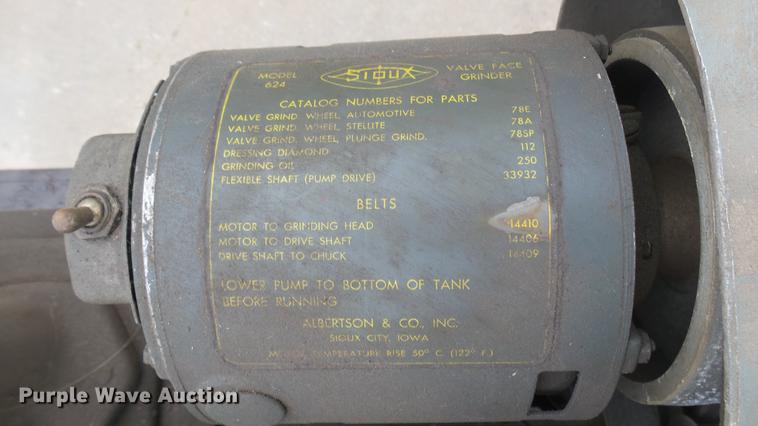 image for item DX9838 Sioux 624 valve face grinder