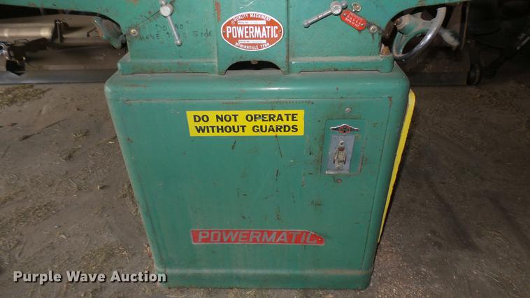 image for item DX9841 Powermatic 60 jointer