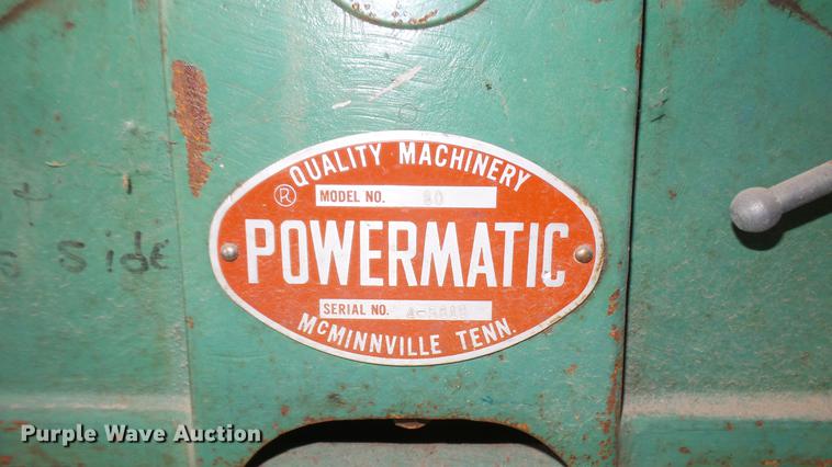 image for item DX9841 Powermatic 60 jointer