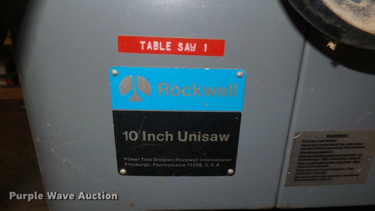 image for item DX9842 Rockwell 34-466 unisaw