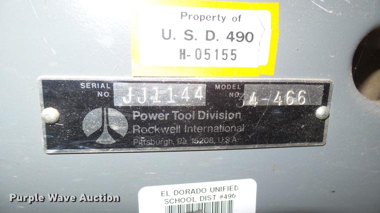 image for item DX9842 Rockwell 34-466 unisaw