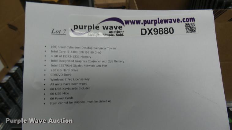 image for item DX9880 (60) Cybertron CPUs