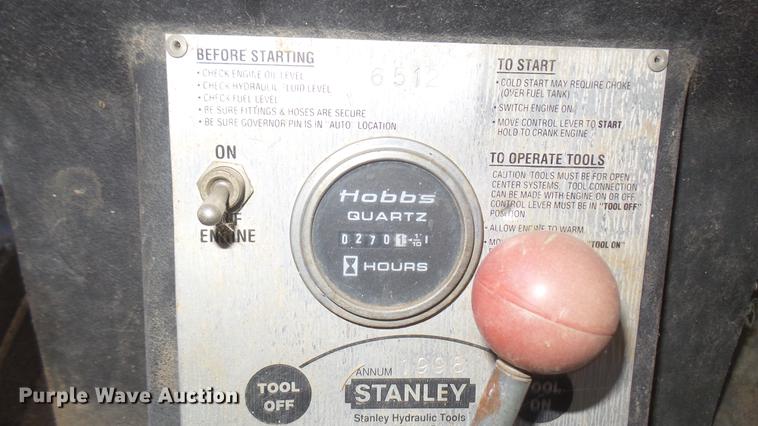 image for item DX9946 Stanley HP-1 compact hydraulic power unit