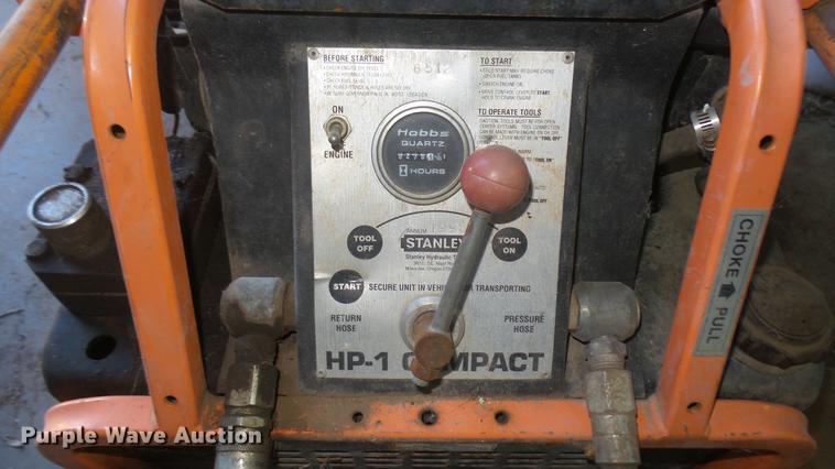 image for item DX9946 Stanley HP-1 compact hydraulic power unit