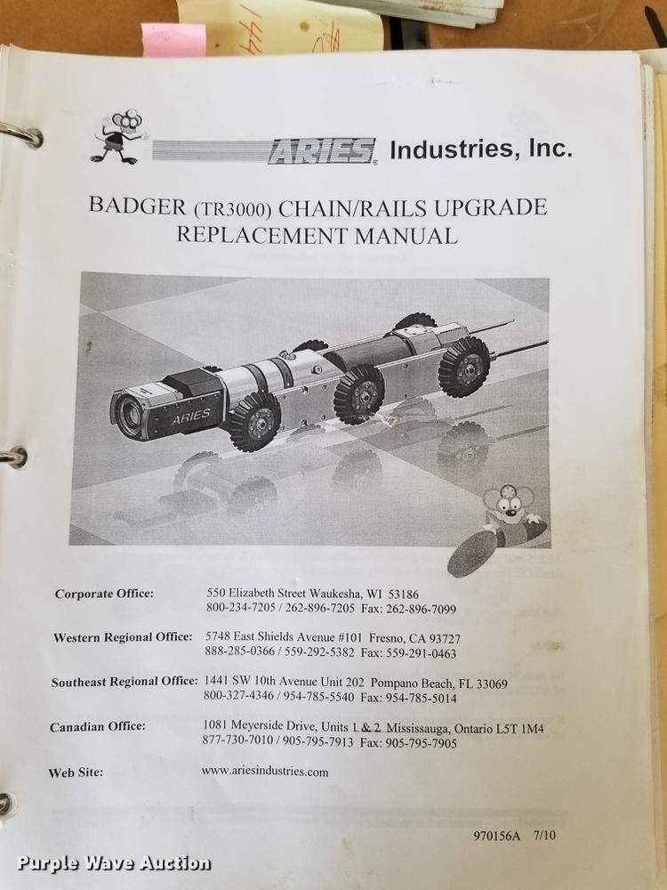 image for item EE9264 Aries sewer cameras