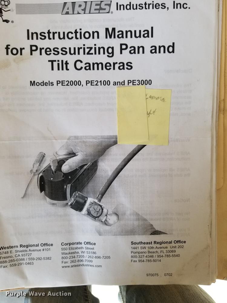 image for item EE9264 Aries sewer cameras