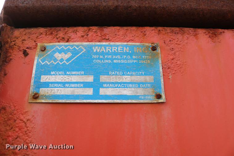 image for item EE9981 Warren E/HC2400-14 spreader