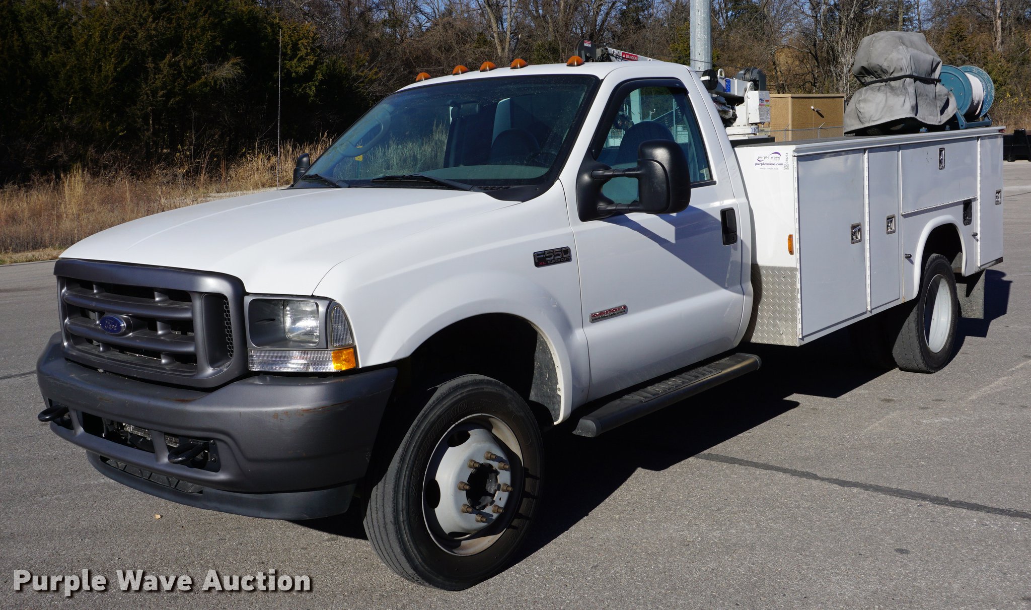 2004 Ford F550 Utility Truck In Olathe Ks Item Db0254 Sold Purple Wave