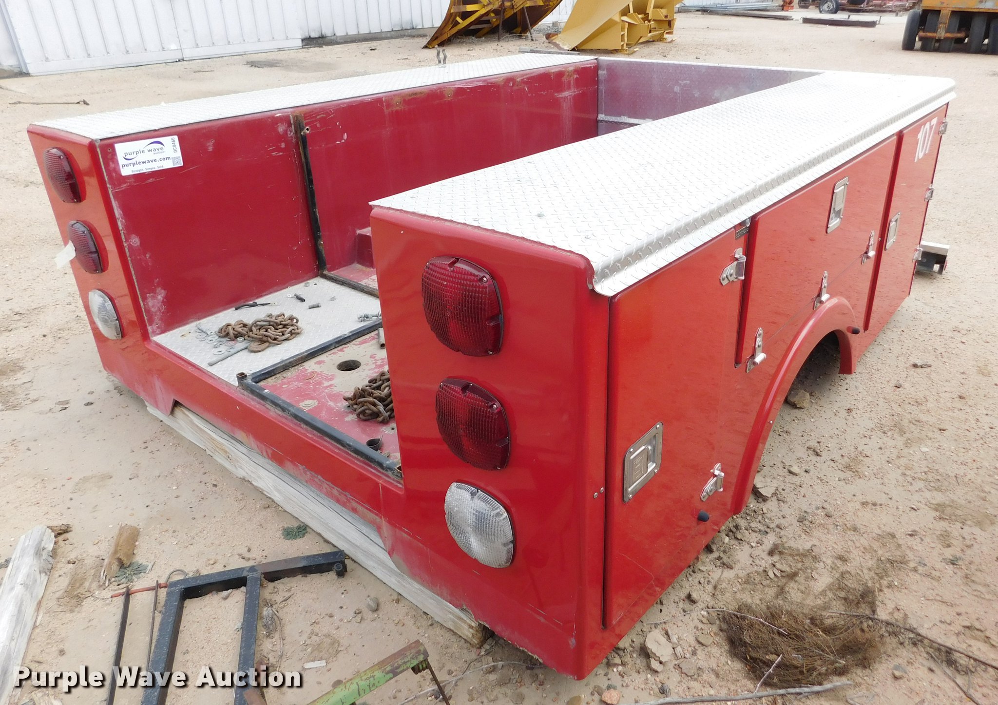 Norwest Bodies fiberglass utility bed in Lakin, KS Item DC8466 sold