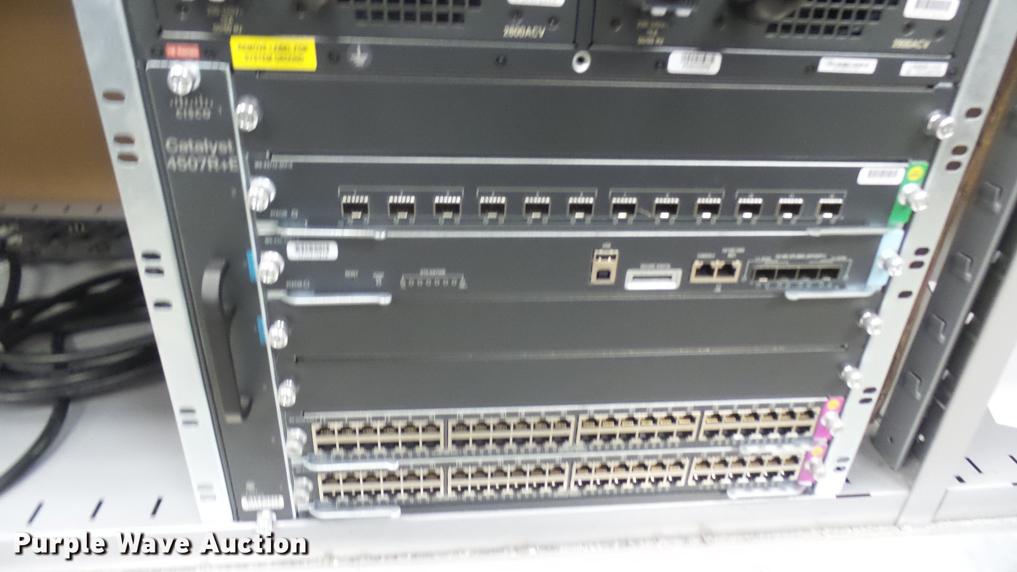 Cisco WS-C4507R+E chassis switch in Newton, KS | Item DX9902 sold ...