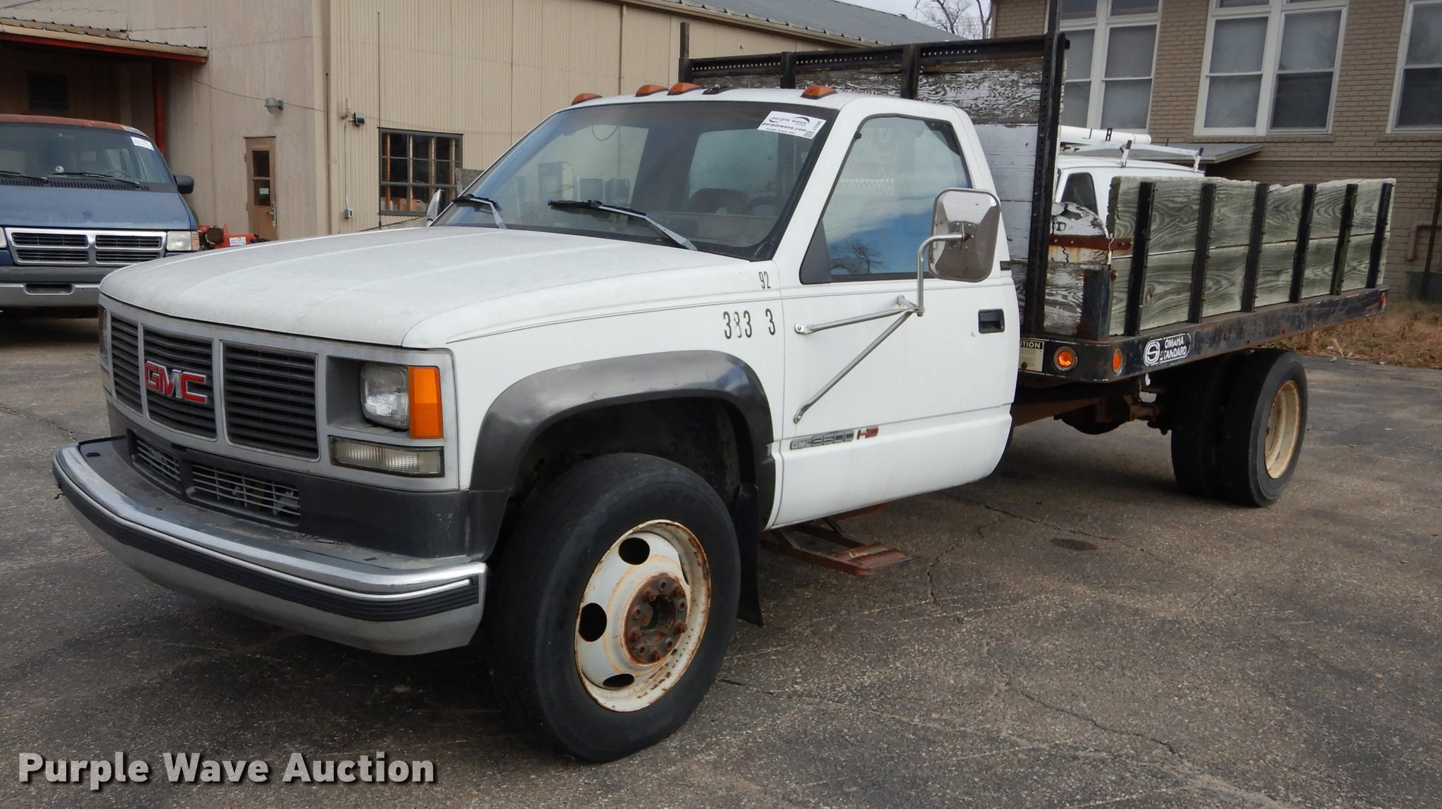 1992 GMC Sierra 3500HD SL flatbed pickup truck in Manhattan, KS Item