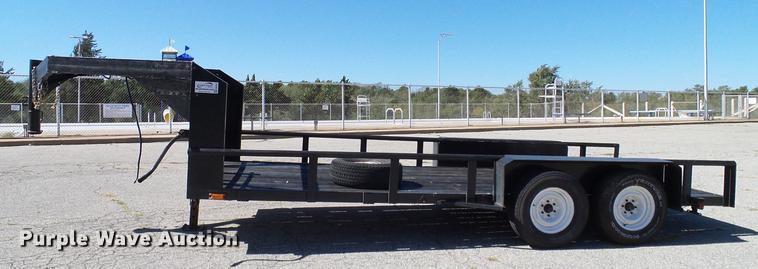 image for item DA6934 2017 Shop built equipment trailer