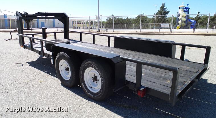 image for item DA6934 2017 Shop built equipment trailer