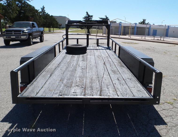 image for item DA6934 2017 Shop built equipment trailer