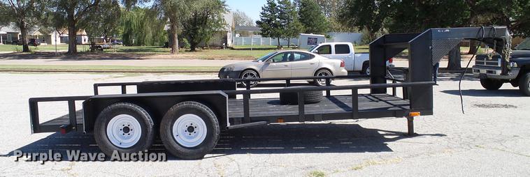 image for item DA6934 2017 Shop built equipment trailer