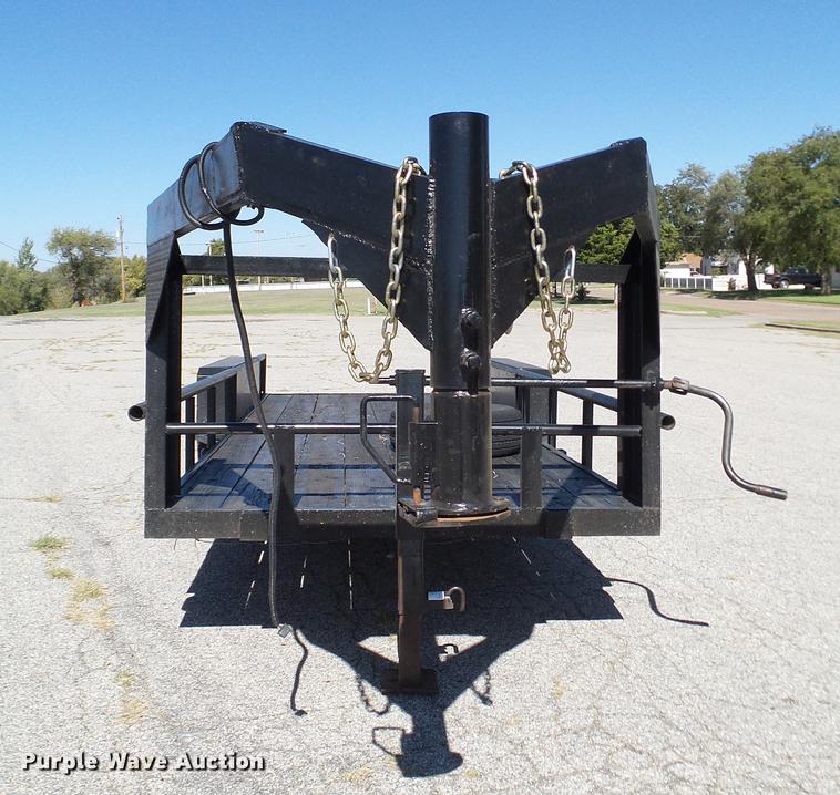 image for item DA6934 2017 Shop built equipment trailer