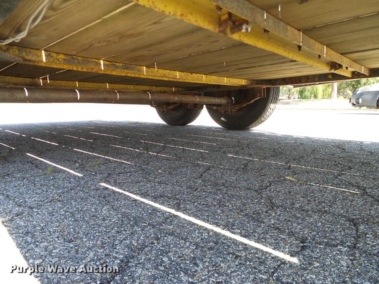 image for item DA6934 2017 Shop built equipment trailer
