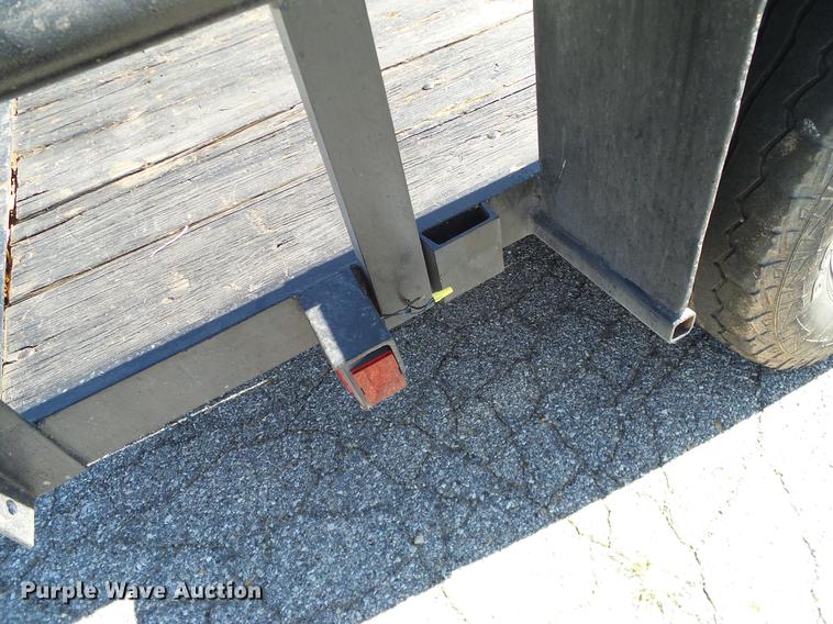 image for item DA6934 2017 Shop built equipment trailer