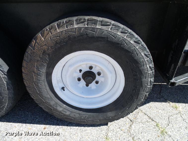 image for item DA6934 2017 Shop built equipment trailer