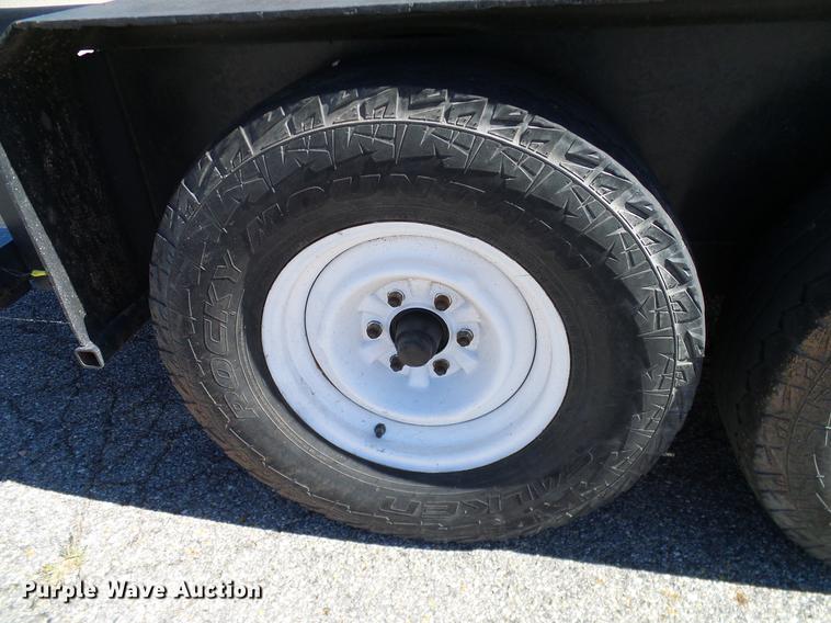 image for item DA6934 2017 Shop built equipment trailer