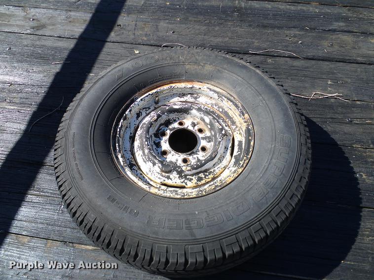 image for item DA6934 2017 Shop built equipment trailer