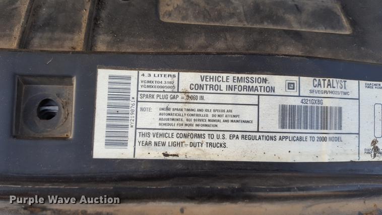 image for item DA8637 2000 Chevrolet Blazer