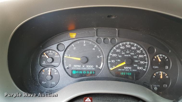 image for item DA8638 2001 Chevrolet S10 pickup truck