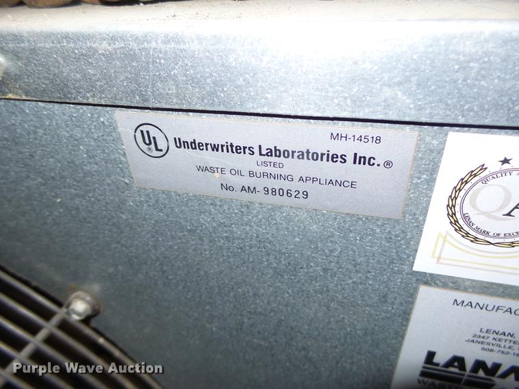 image for item DB9832 Lanair HI-260 waste oil heater