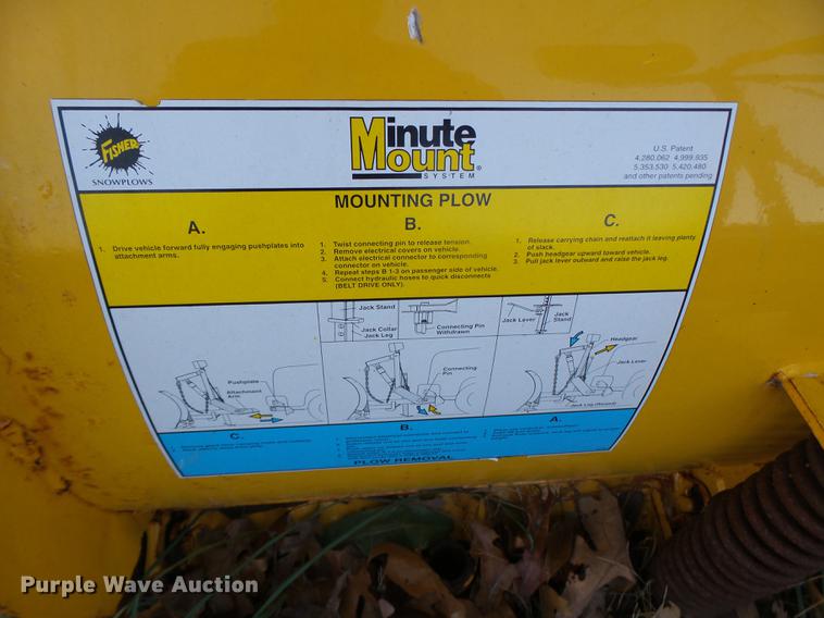 image for item DB9849 Minute mount snow plow