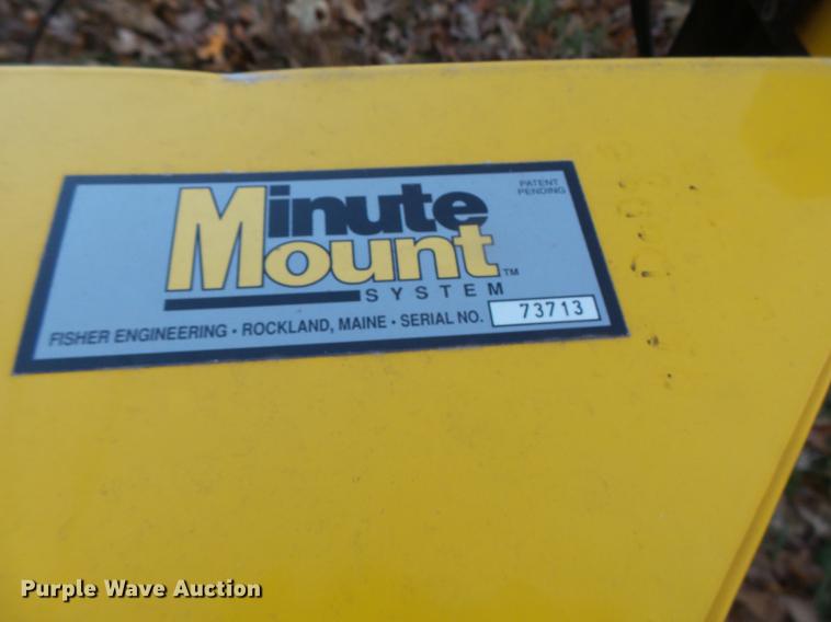 image for item DB9849 Minute mount snow plow