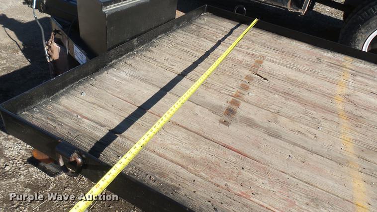 image for item DC1939 1995 Belshe equipment trailer