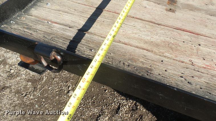 image for item DC1939 1995 Belshe equipment trailer