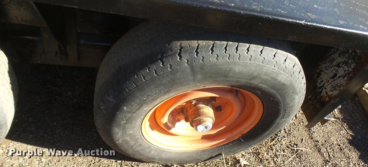 image for item DC1939 1995 Belshe equipment trailer