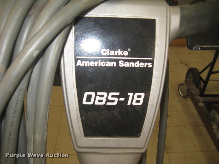 image for item DL9771 Clarke OBS-18 orbital floor sander