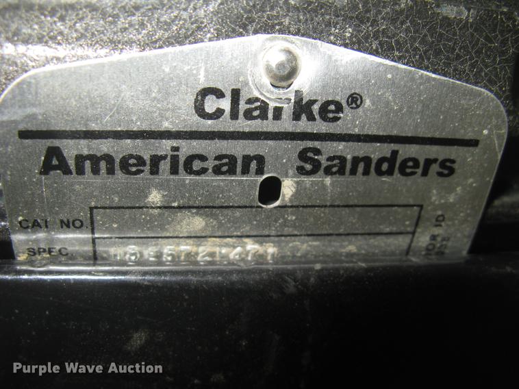 image for item DL9771 Clarke OBS-18 orbital floor sander