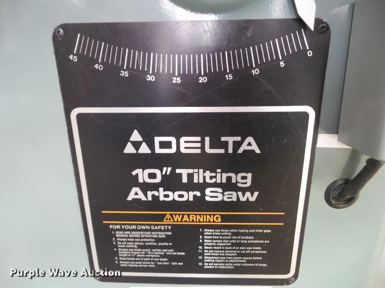 image for item DZ9155 Delta table saw