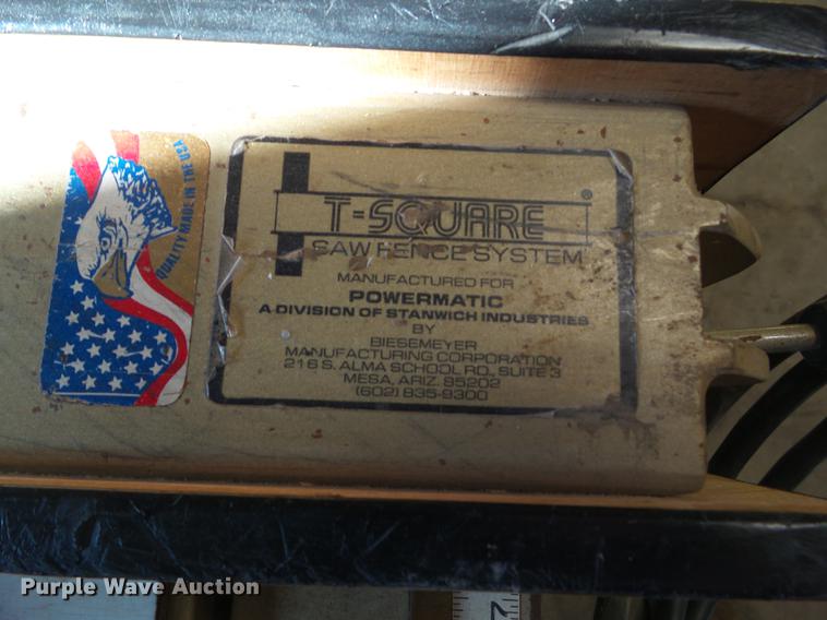 image for item DZ9157 Powermatic H66 table saw