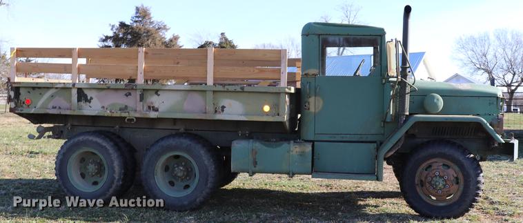 image for item EC9300 1974 Am General flatbed truck