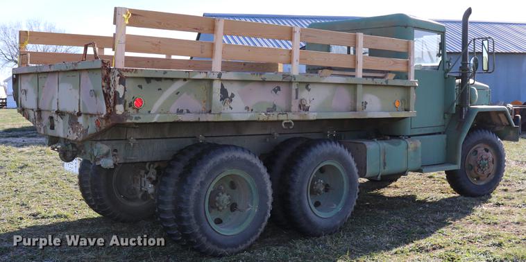 image for item EC9300 1974 Am General flatbed truck