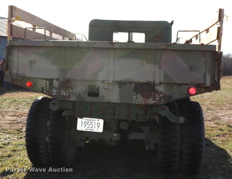 image for item EC9300 1974 Am General flatbed truck