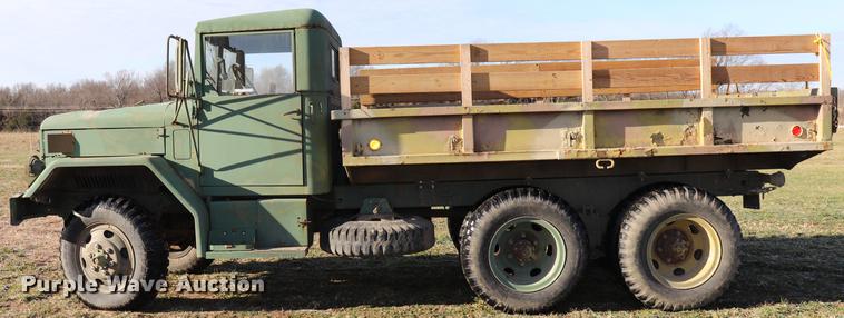 image for item EC9300 1974 Am General flatbed truck