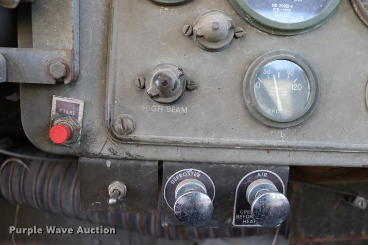 image for item EC9300 1974 Am General flatbed truck