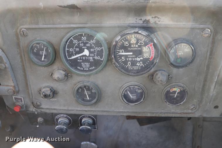 image for item EC9300 1974 Am General flatbed truck