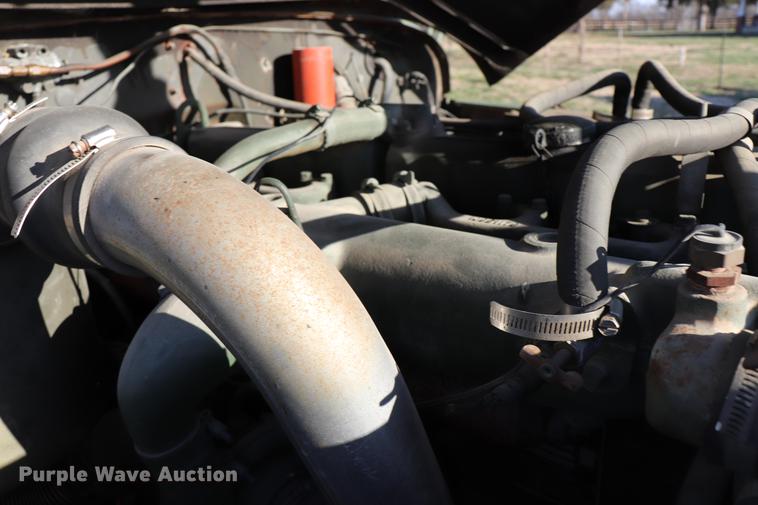 image for item EC9300 1974 Am General flatbed truck