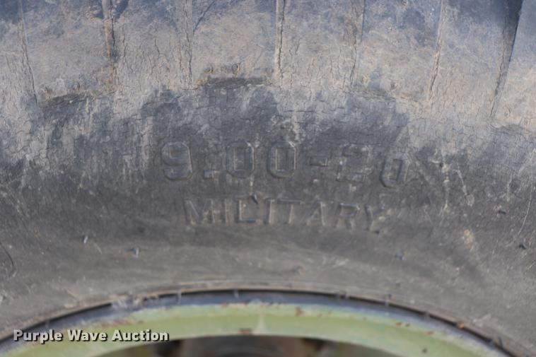 image for item EC9300 1974 Am General flatbed truck