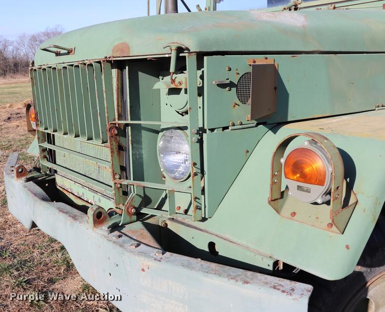 image for item EC9300 1974 Am General flatbed truck